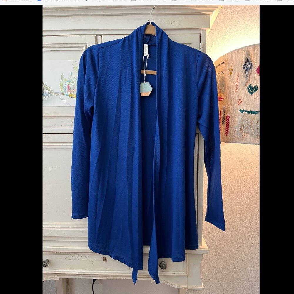 Pinkblush Maternity Cobalt Blue Cardigan - Picture 2 of 2